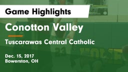 Conotton Valley  vs Tuscarawas Central Catholic  Game Highlights - Dec. 15, 2017