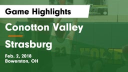 Conotton Valley  vs Strasburg  Game Highlights - Feb. 2, 2018