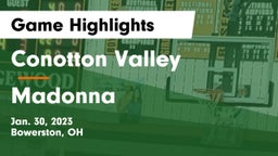 Conotton Valley  vs Madonna  Game Highlights - Jan. 30, 2023
