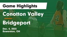 Conotton Valley  vs Bridgeport  Game Highlights - Dec. 4, 2023