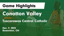 Conotton Valley  vs Tuscarawas Central Catholic  Game Highlights - Dec. 9, 2023
