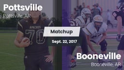 Matchup: Pottsville High vs. Booneville  2017