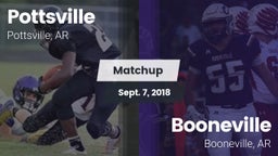 Matchup: Pottsville High vs. Booneville  2018
