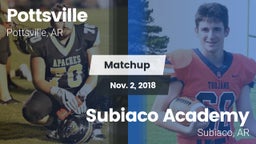 Matchup: Pottsville High vs. Subiaco Academy 2018