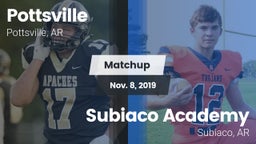 Matchup: Pottsville High vs. Subiaco Academy 2019