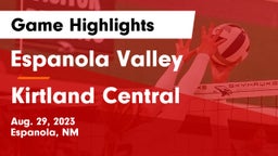 Espanola Valley  vs Kirtland Central  Game Highlights - Aug. 29, 2023