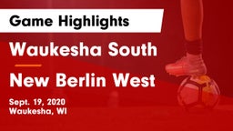 Waukesha South  vs New Berlin West  Game Highlights - Sept. 19, 2020