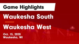Waukesha South  vs Waukesha West  Game Highlights - Oct. 15, 2020