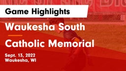Waukesha South  vs Catholic Memorial Game Highlights - Sept. 13, 2022