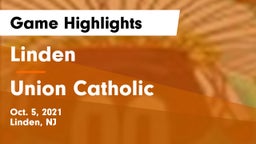 Linden  vs Union Catholic Game Highlights - Oct. 5, 2021