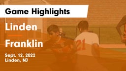 Linden  vs Franklin  Game Highlights - Sept. 12, 2022