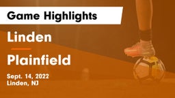 Linden  vs Plainfield  Game Highlights - Sept. 14, 2022