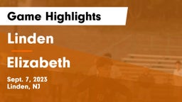 Linden  vs Elizabeth  Game Highlights - Sept. 7, 2023
