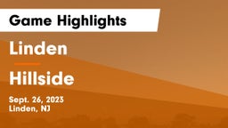 Linden  vs Hillside  Game Highlights - Sept. 26, 2023