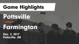 Pottsville  vs Farmington  Game Highlights - Dec. 2, 2017