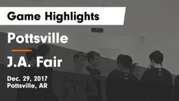 Pottsville  vs J.A. Fair  Game Highlights - Dec. 29, 2017