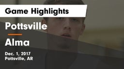 Pottsville  vs Alma  Game Highlights - Dec. 1, 2017