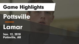 Pottsville  vs Lamar  Game Highlights - Jan. 12, 2018