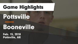 Pottsville  vs Booneville  Game Highlights - Feb. 15, 2018