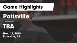 Pottsville  vs TBA Game Highlights - Nov. 12, 2018