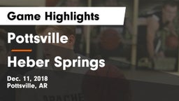 Pottsville  vs Heber Springs  Game Highlights - Dec. 11, 2018