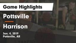Pottsville  vs Harrison Game Highlights - Jan. 4, 2019