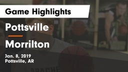 Pottsville  vs Morrilton  Game Highlights - Jan. 8, 2019