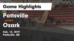 Pottsville  vs Ozark  Game Highlights - Feb. 14, 2019