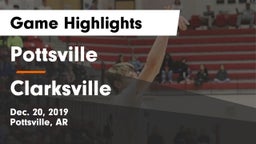 Pottsville  vs Clarksville  Game Highlights - Dec. 20, 2019