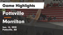 Pottsville  vs Morrilton  Game Highlights - Jan. 14, 2020