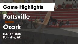 Pottsville  vs Ozark  Game Highlights - Feb. 22, 2020