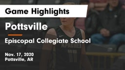 Pottsville  vs Episcopal Collegiate School Game Highlights - Nov. 17, 2020