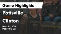 Pottsville  vs Clinton  Game Highlights - Nov. 21, 2020