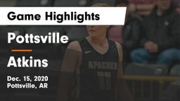 Pottsville  vs Atkins  Game Highlights - Dec. 15, 2020