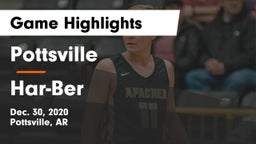 Pottsville  vs Har-Ber  Game Highlights - Dec. 30, 2020