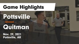 Pottsville  vs Quitman  Game Highlights - Nov. 29, 2021