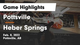 Pottsville  vs Heber Springs  Game Highlights - Feb. 8, 2022