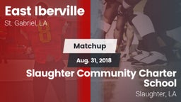 Matchup: East Iberville vs. Slaughter Community Charter School 2018