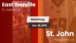 Matchup: East Iberville vs. St. John  2018