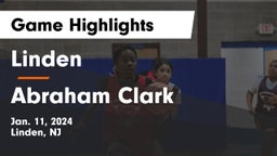 Linden  vs Abraham Clark  Game Highlights - Jan. 11, 2024