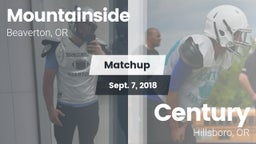 Matchup: Mountainside High Sc vs. Century  2018
