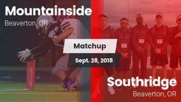 Matchup: Mountainside High Sc vs. Southridge  2018