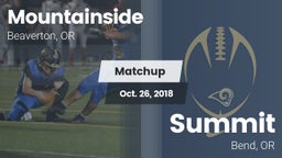 Matchup: Mountainside High Sc vs. Summit  2018