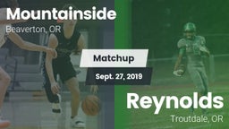Matchup: Mountainside High Sc vs. Reynolds  2019