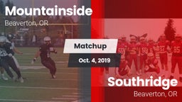 Matchup: Mountainside High Sc vs. Southridge  2019