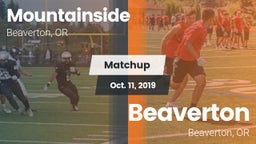 Matchup: Mountainside High Sc vs. Beaverton  2019