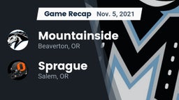 Recap: Mountainside  vs. Sprague  2021