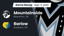 Recap: Mountainside  vs. Barlow  2022