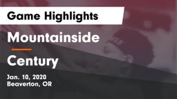 Mountainside  vs Century  Game Highlights - Jan. 10, 2020