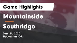 Mountainside  vs Southridge  Game Highlights - Jan. 24, 2020